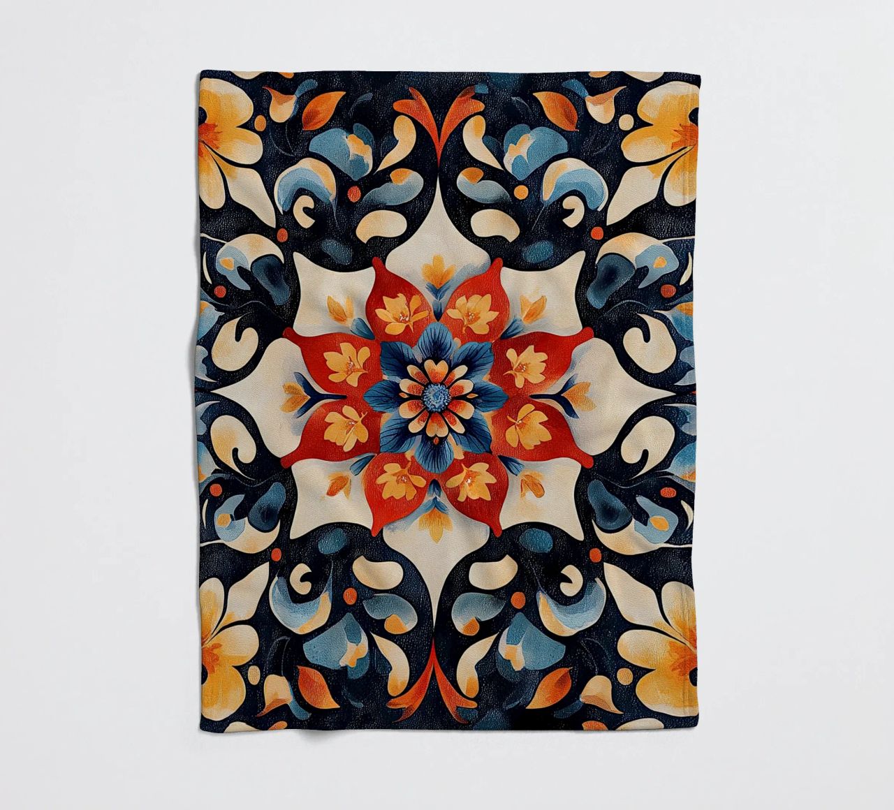 Vibrant Fields Forever coperta in pile da Artful Bloom