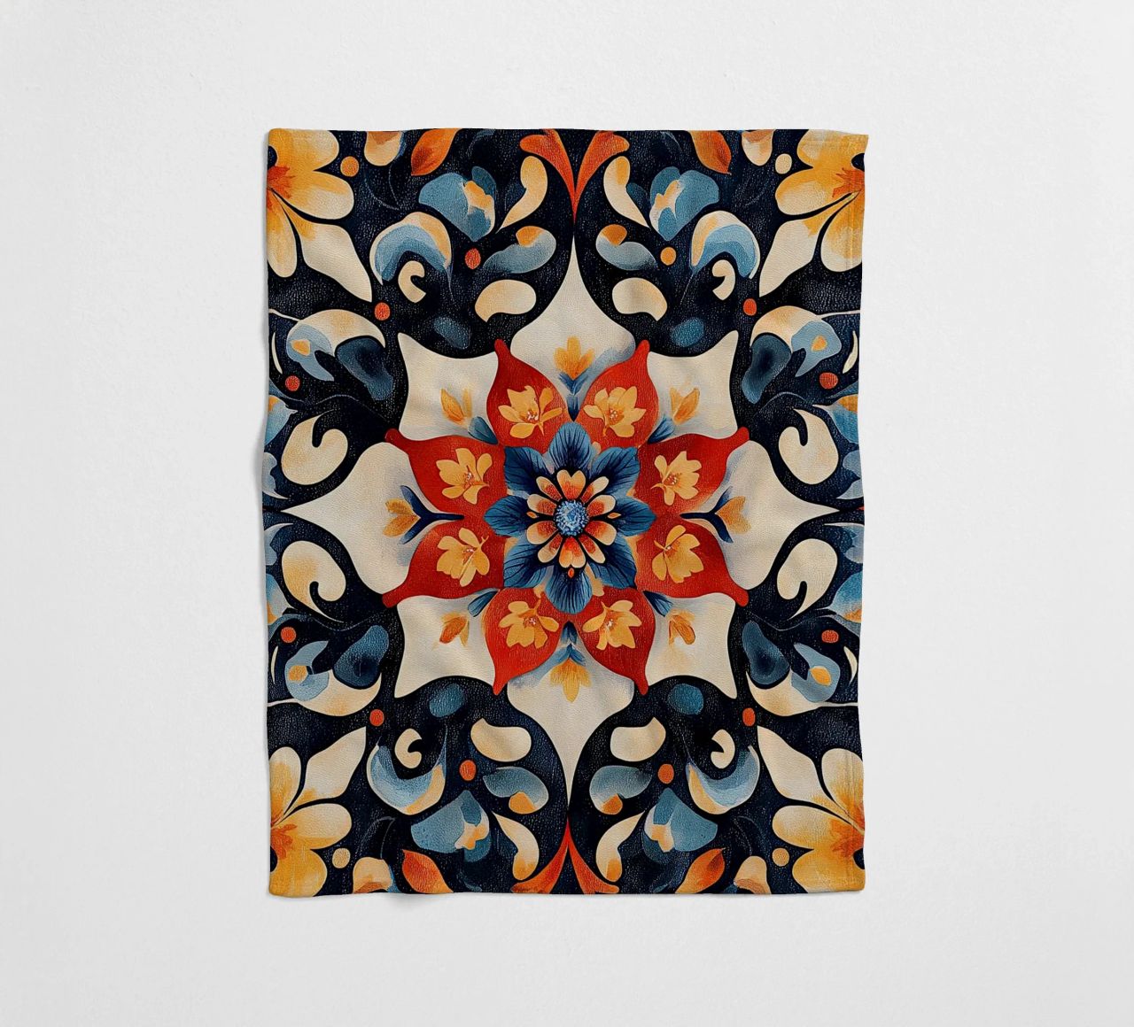 Vibrant Fields Forever coperta in pile da Artful Bloom