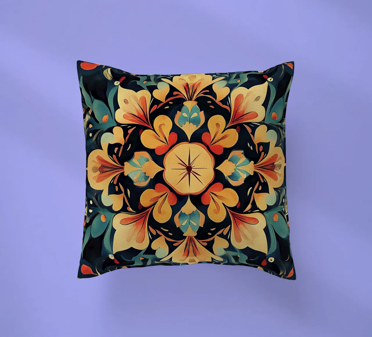 Garden of Infinite Hues cuscino da Artful Bloom