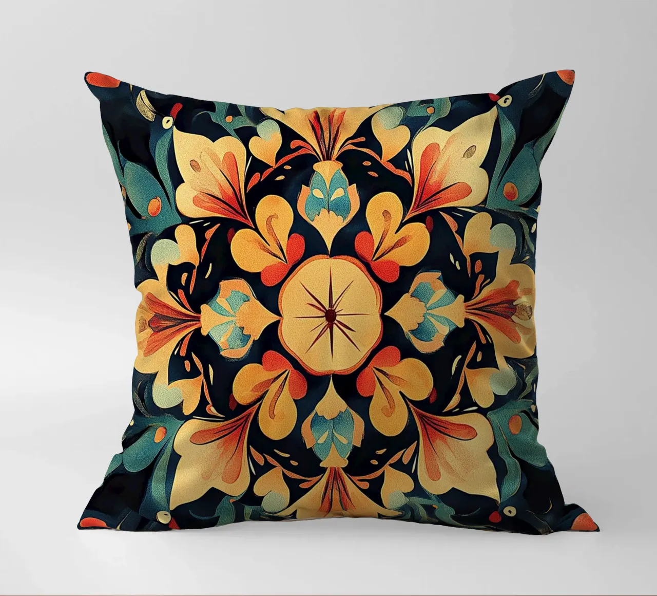 Garden of Infinite Hues cuscino da Artful Bloom