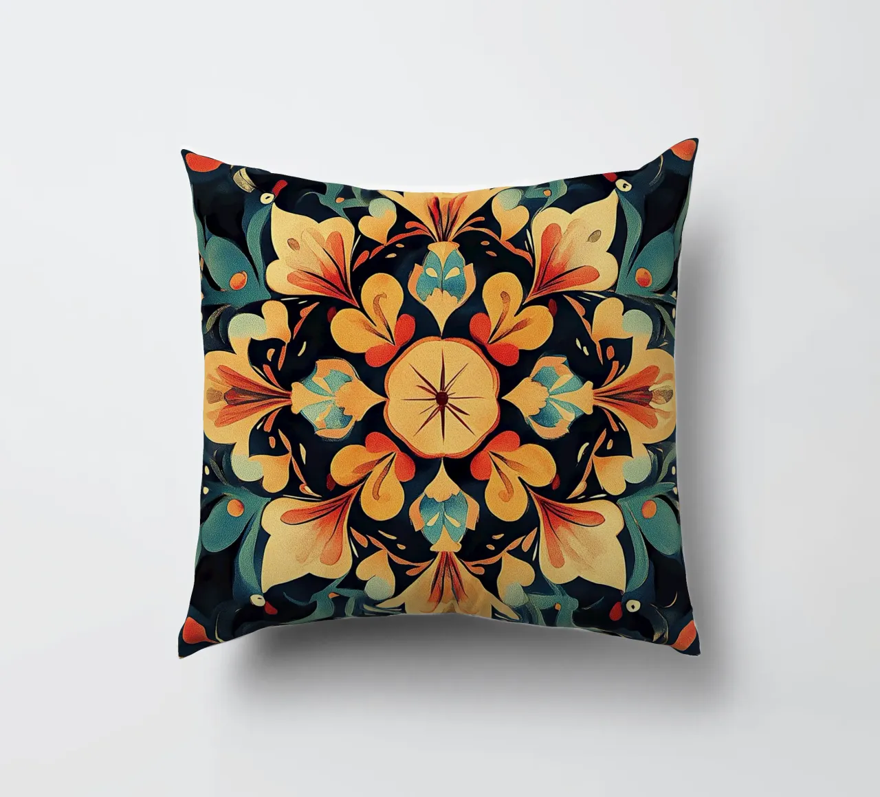 Garden of Infinite Hues cuscino da Artful Bloom