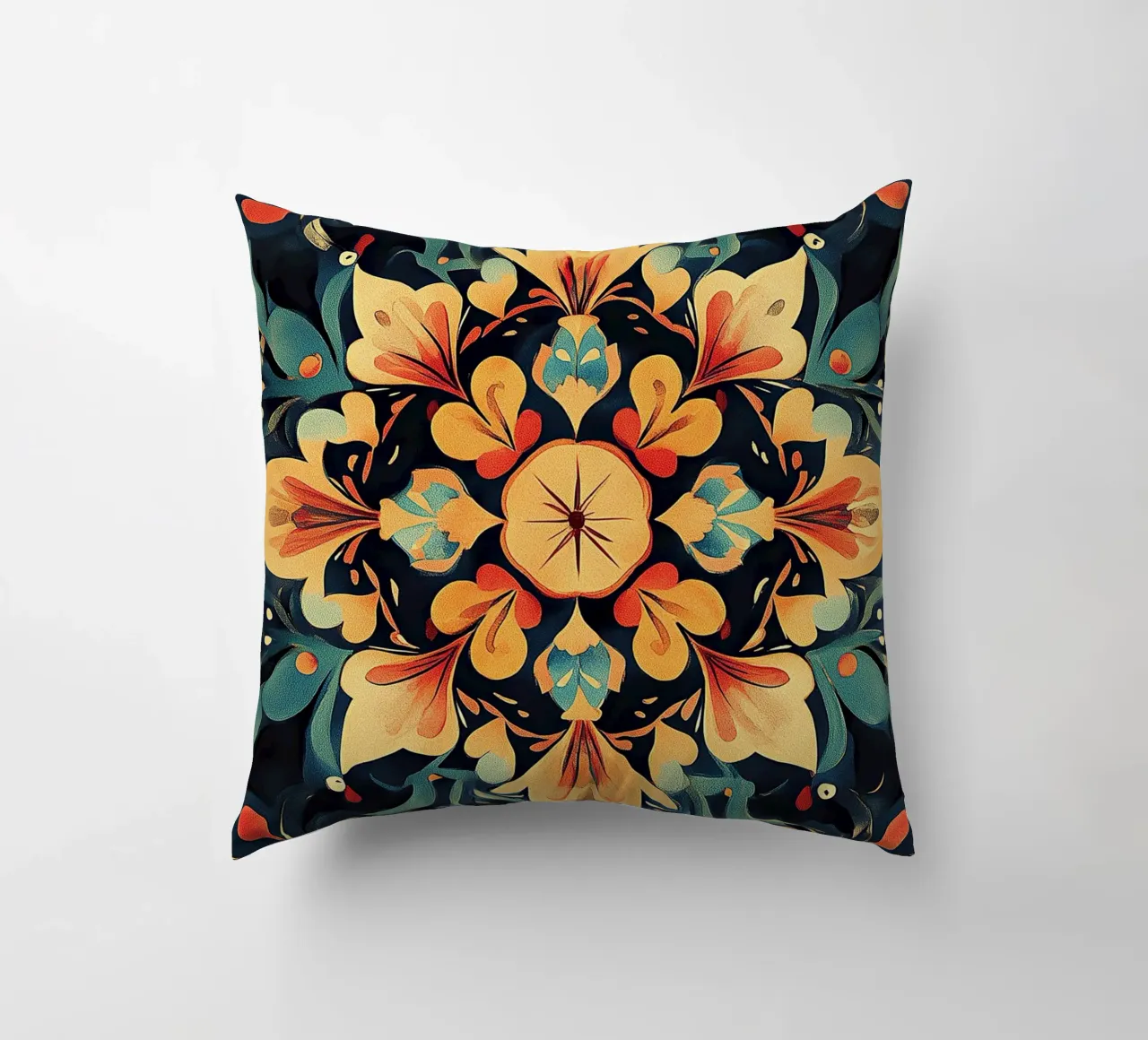 Garden of Infinite Hues cuscino da Artful Bloom