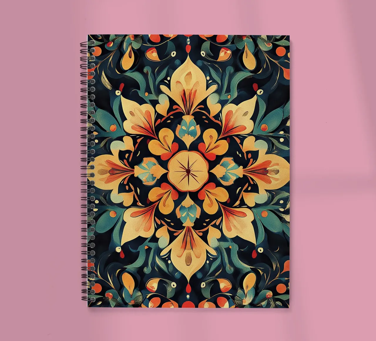 Garden of Infinite Hues carnet à spirale de Artful Bloom