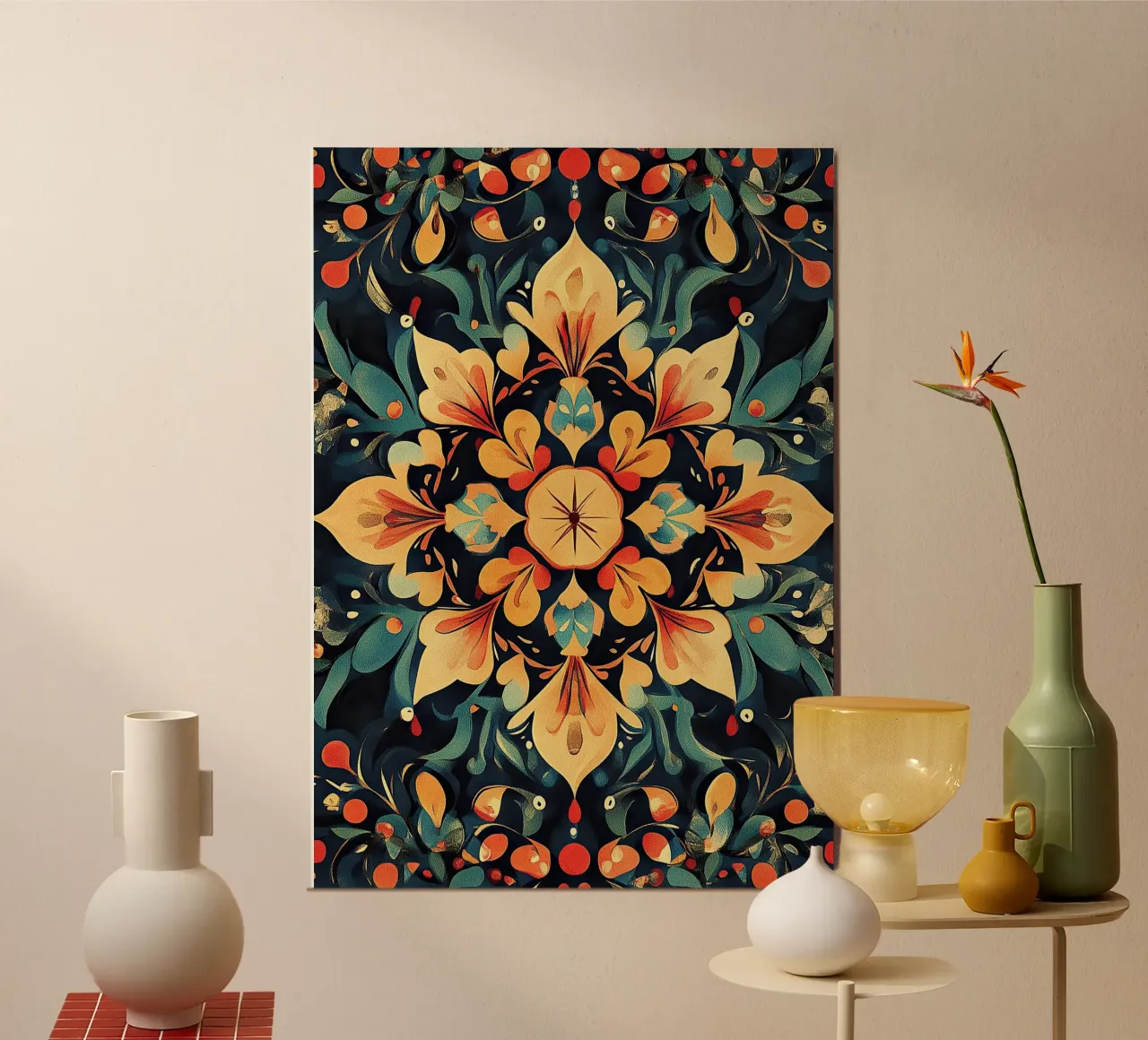 Garden of Infinite Hues alluminio dibond da Artful Bloom