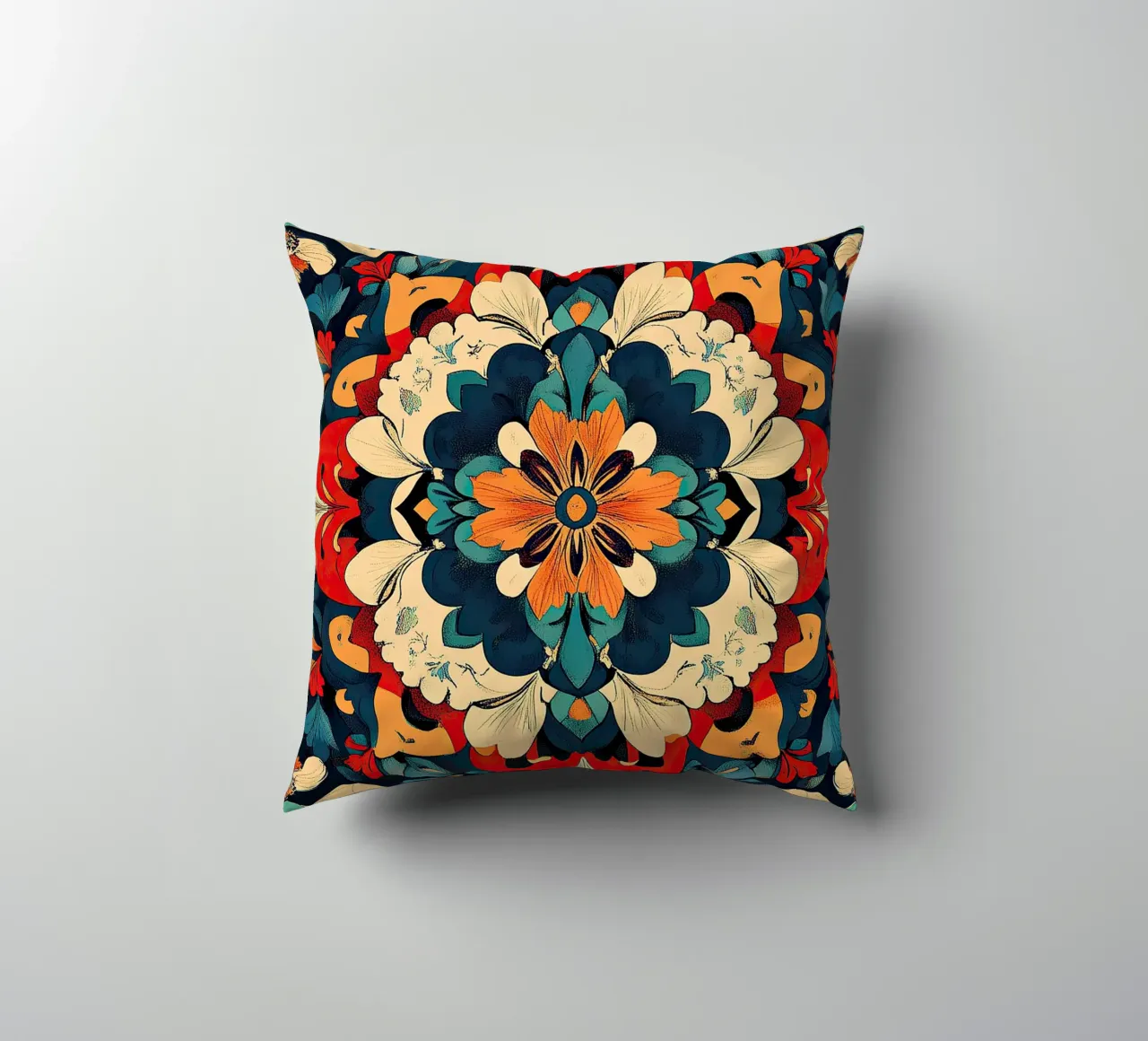Radiance in Full Bloom decorative cushion by Artful Bloom