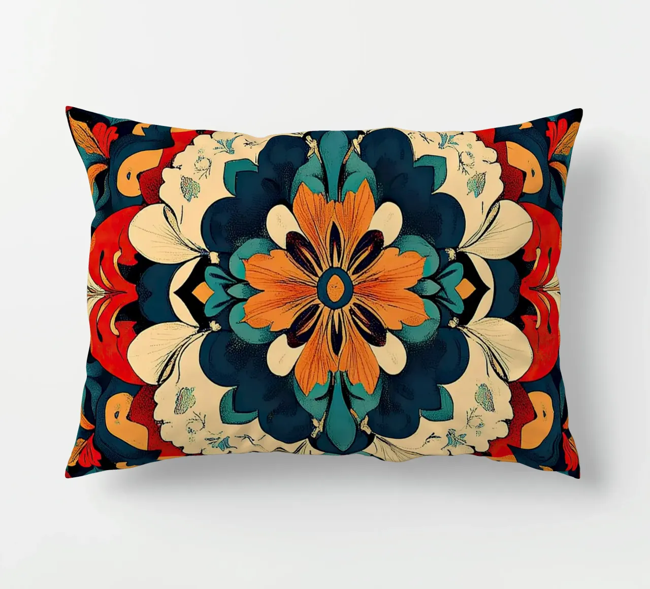 Radiance in Full Bloom decorative cushion by Artful Bloom