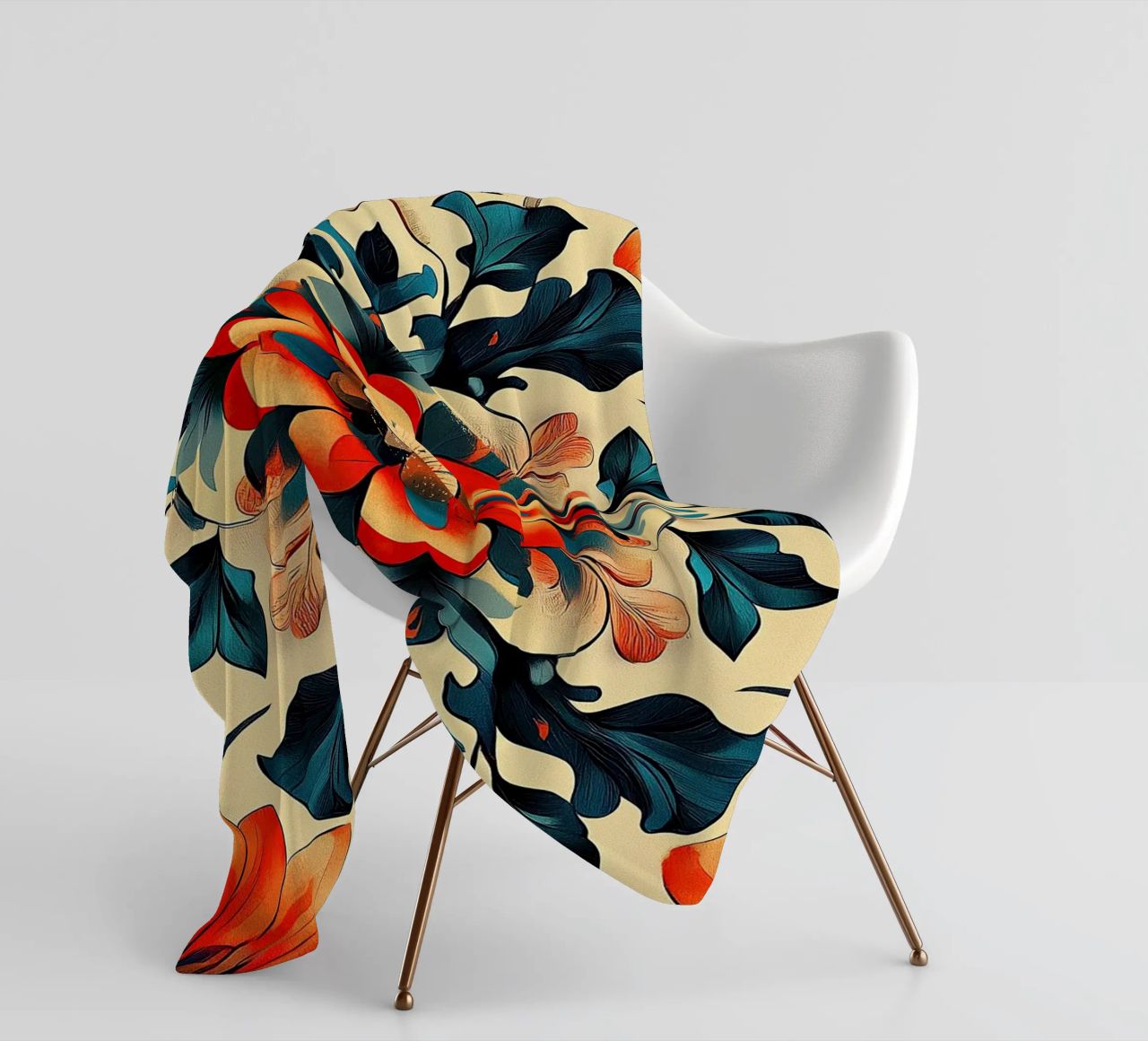 Wild Blooms Unbound coperta in pile da Artful Bloom