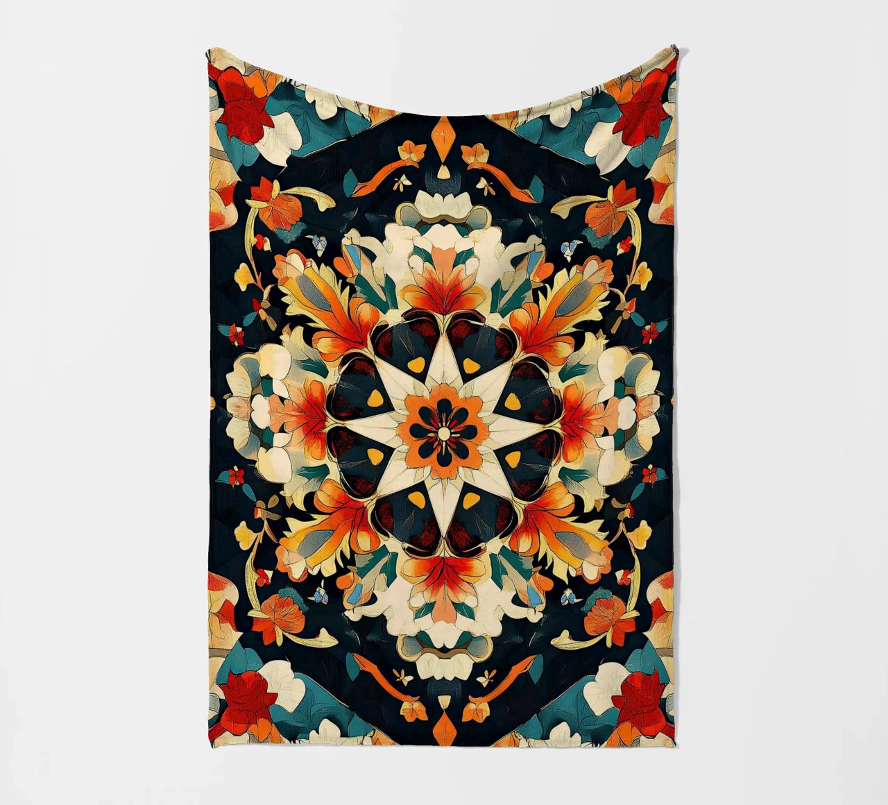 The Whispering Meadow coperta in pile da Artful Bloom