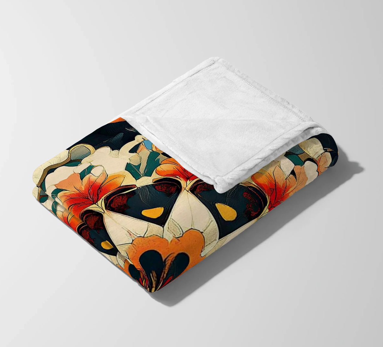 The Whispering Meadow coperta in pile da Artful Bloom