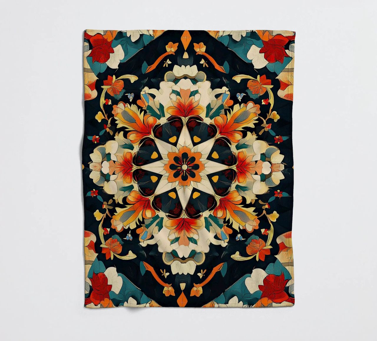 The Whispering Meadow coperta in pile da Artful Bloom