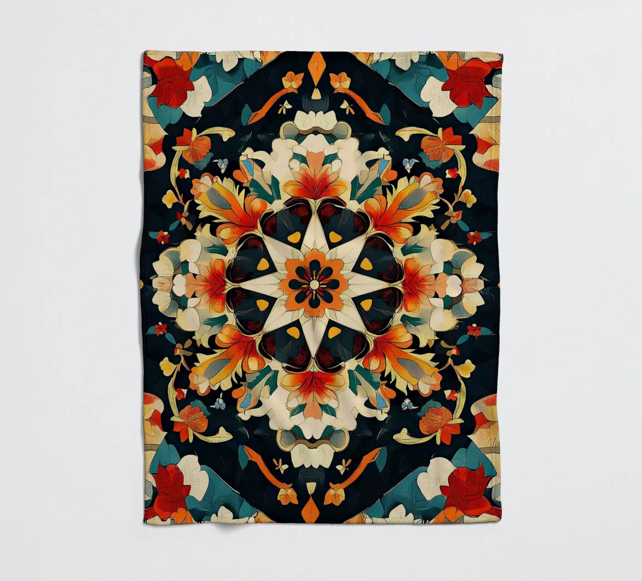 The Whispering Meadow coperta in pile da Artful Bloom