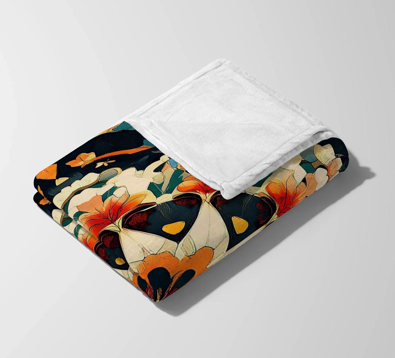 The Whispering Meadow coperta in pile da Artful Bloom
