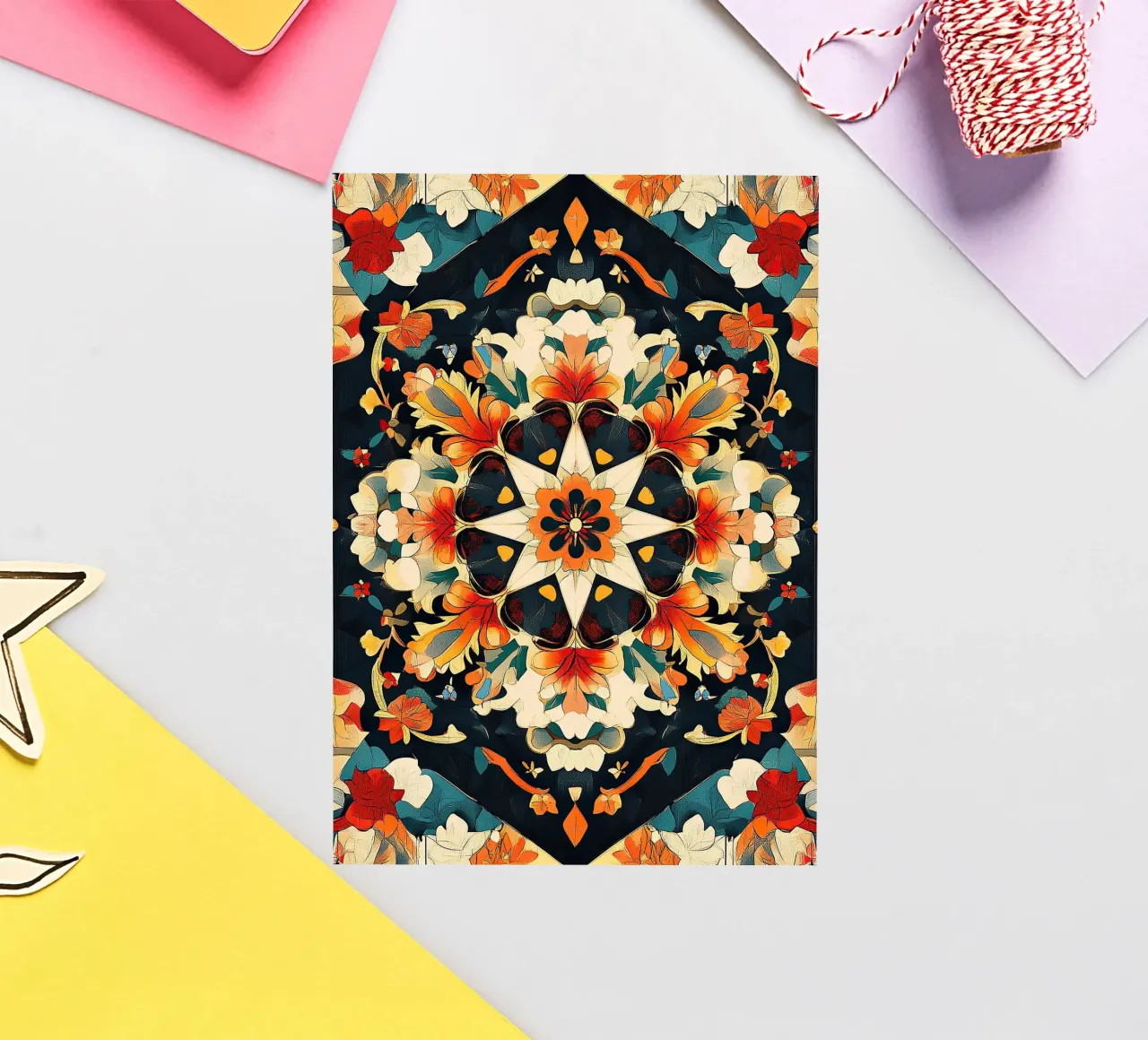 The Whispering Meadow sticker by Artful Bloom