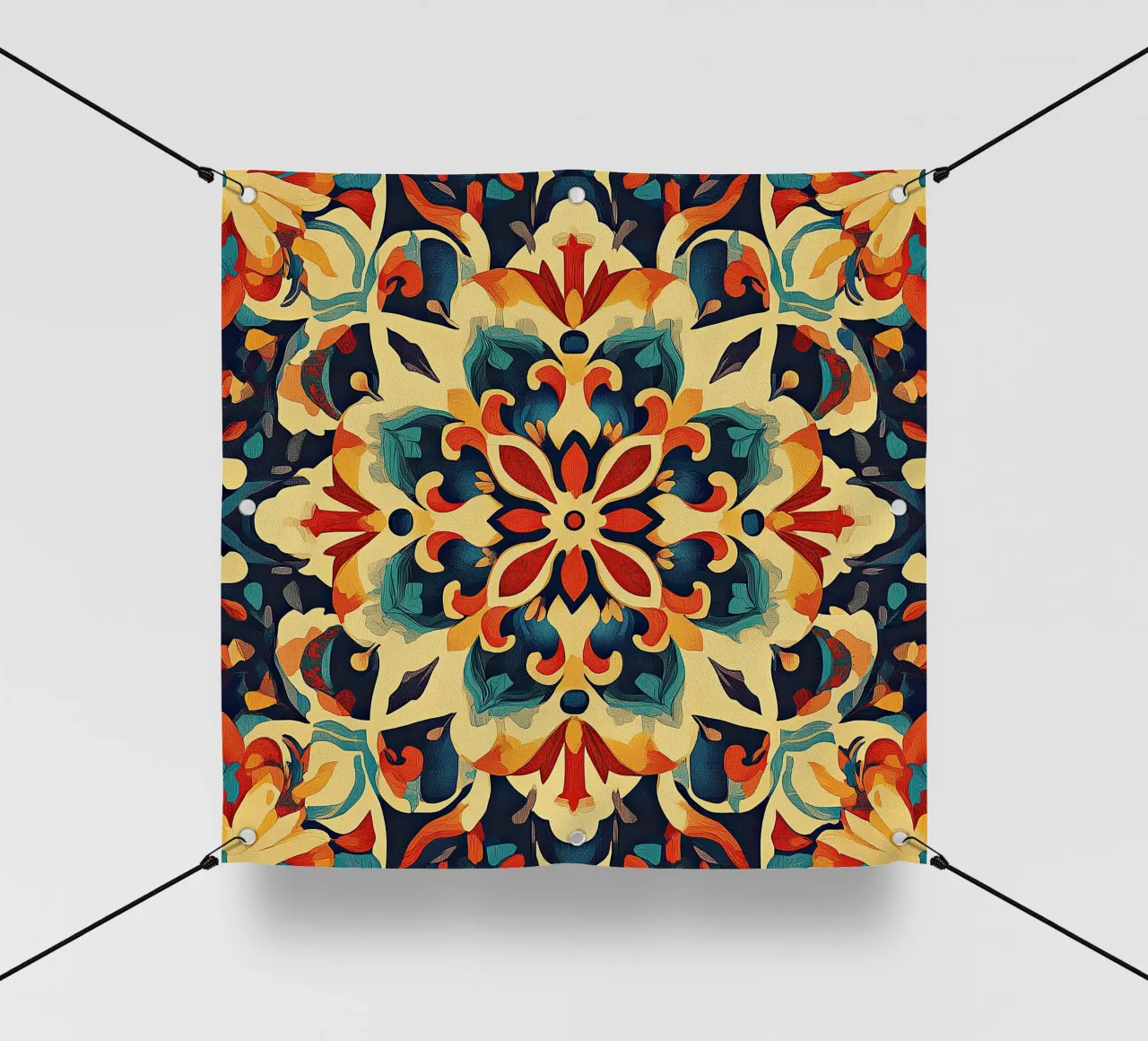 A Canvas of Blossoms telo in pvc da Artful Bloom