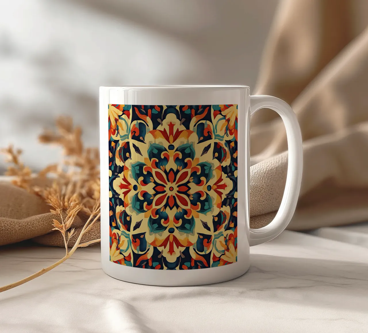 A Canvas of Blossoms tazza in ceramica da Artful Bloom