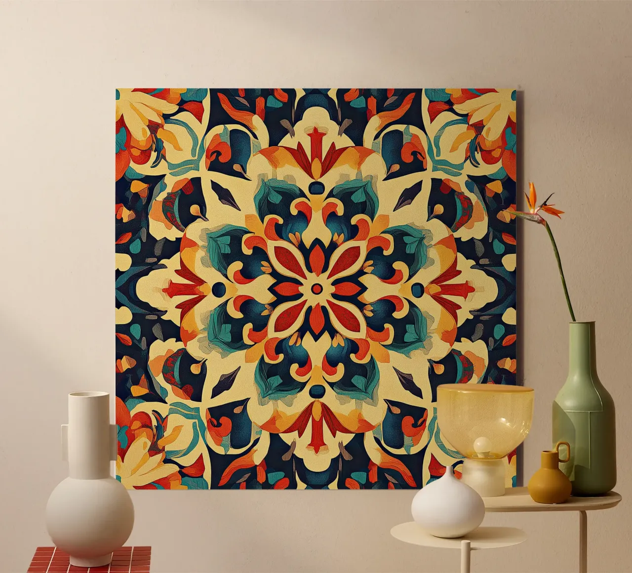 A Canvas of Blossoms alluminio dibond da Artful Bloom