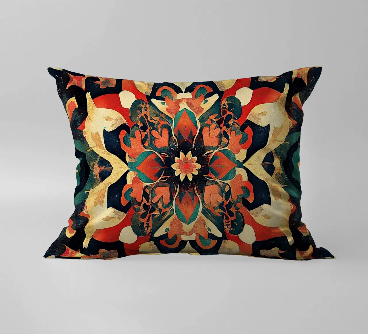 A Delicate Floral Reverie cuscino da Artful Bloom