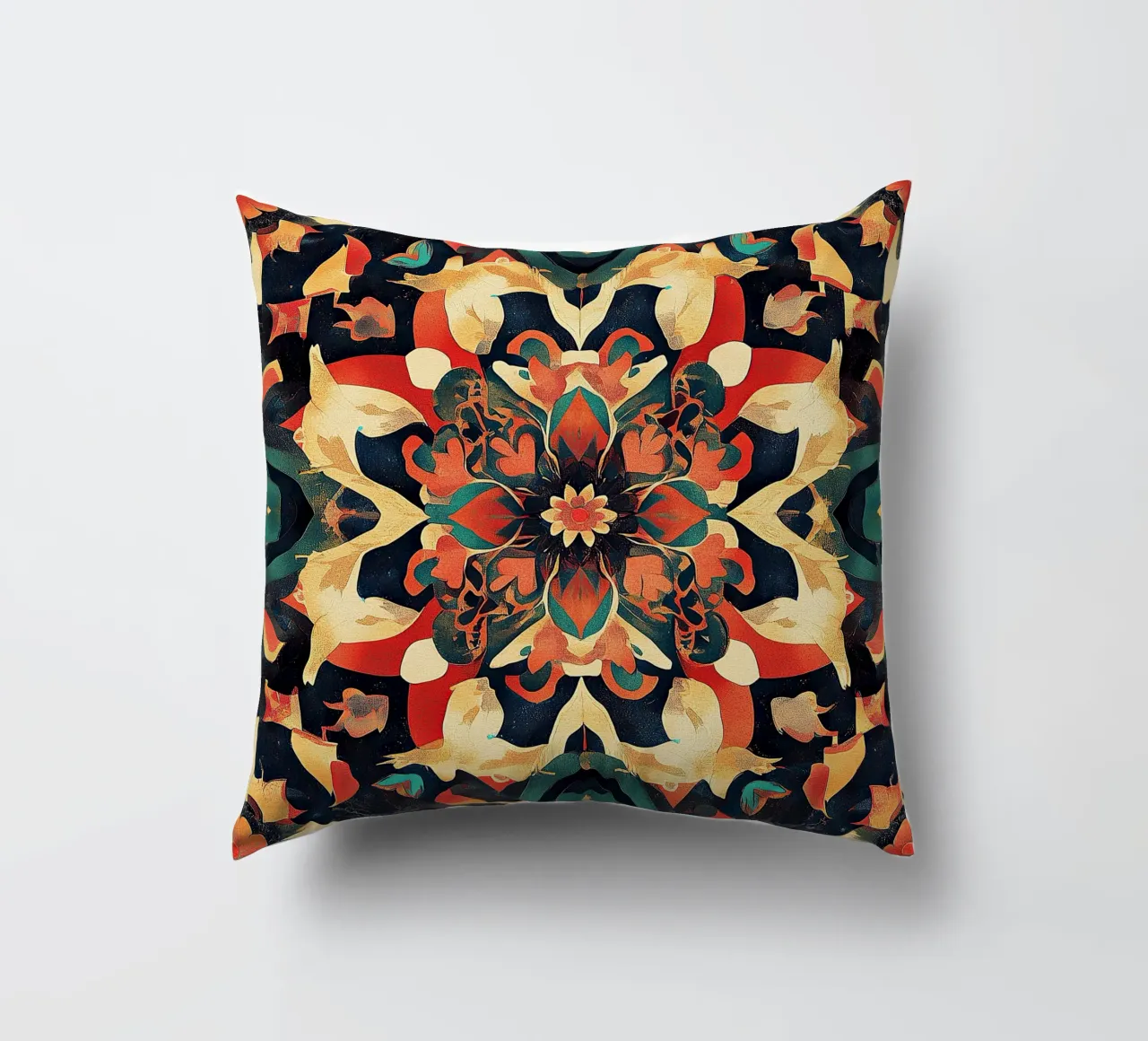 A Delicate Floral Reverie cuscino da Artful Bloom
