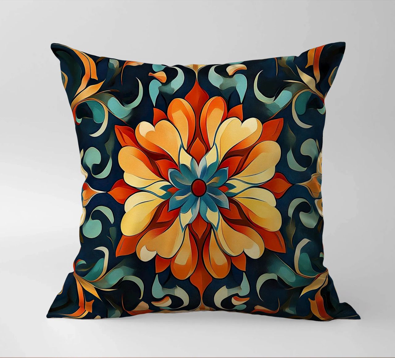 Breath of the Wildflower decorative cushion by Artful Bloom
