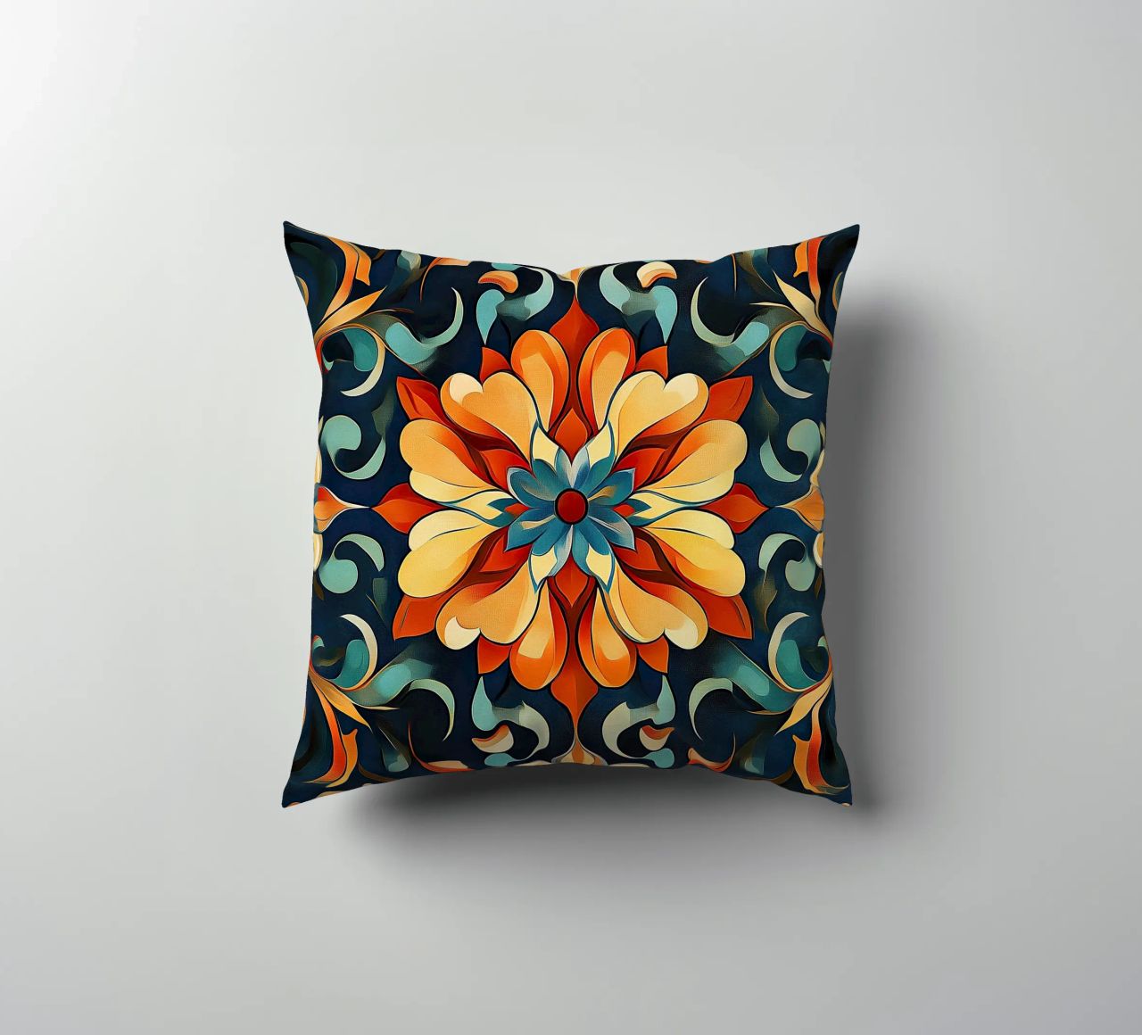Breath of the Wildflower decorative cushion by Artful Bloom