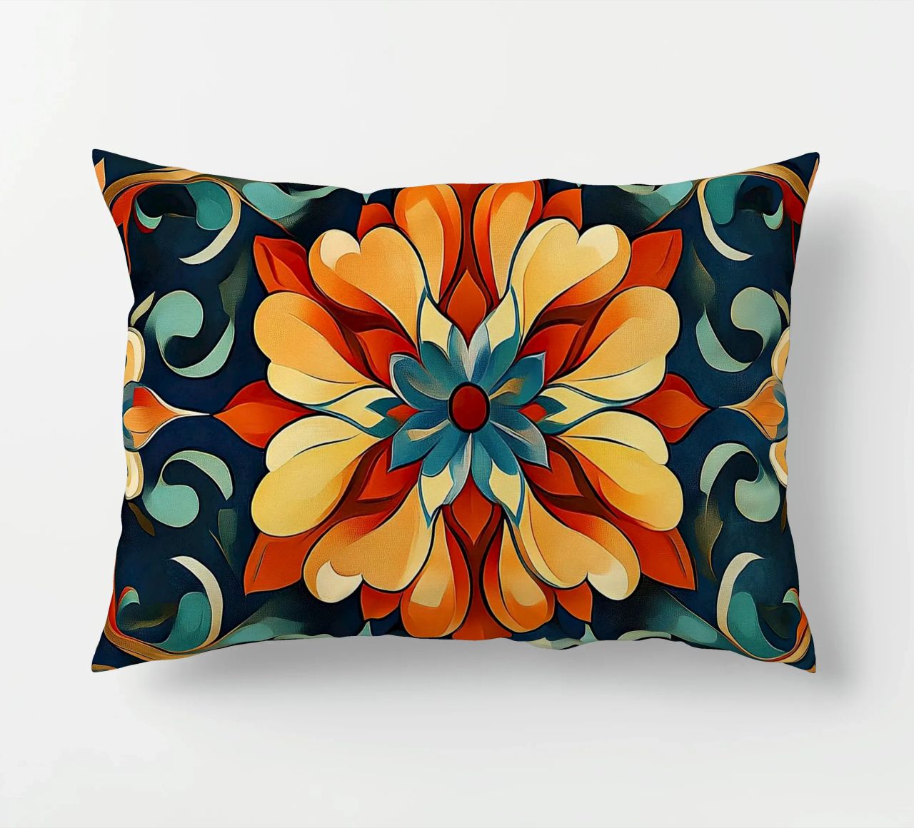 Breath of the Wildflower decorative cushion by Artful Bloom