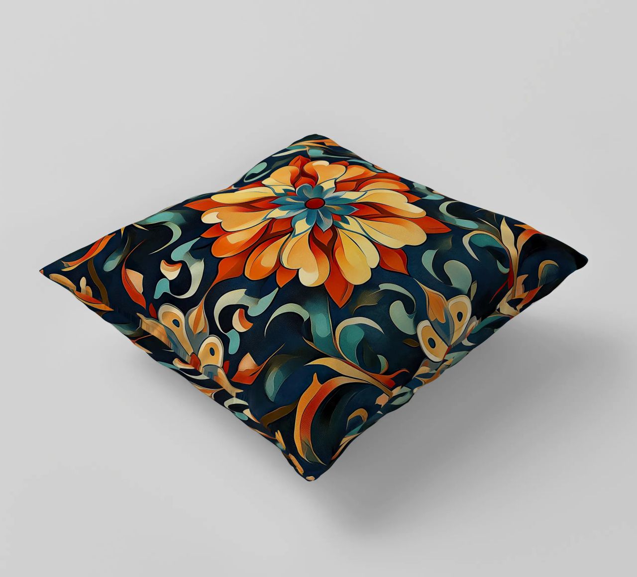 Breath of the Wildflower decorative cushion by Artful Bloom