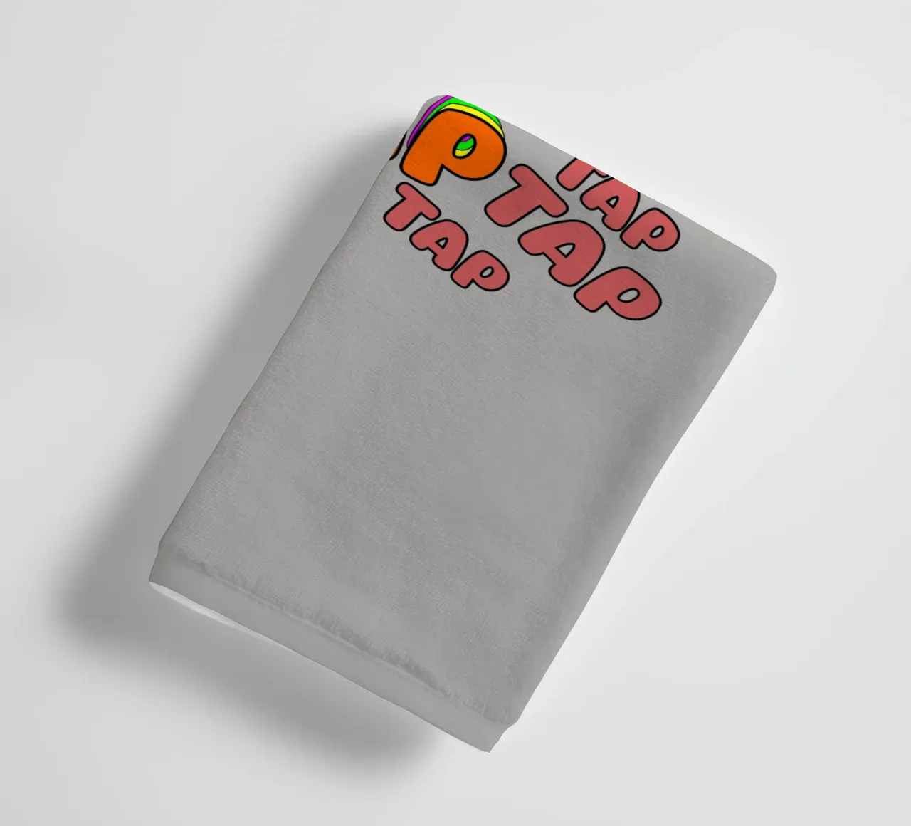 Just Here for the Tap ASMR Microphone Vibes towel by sillyindustries