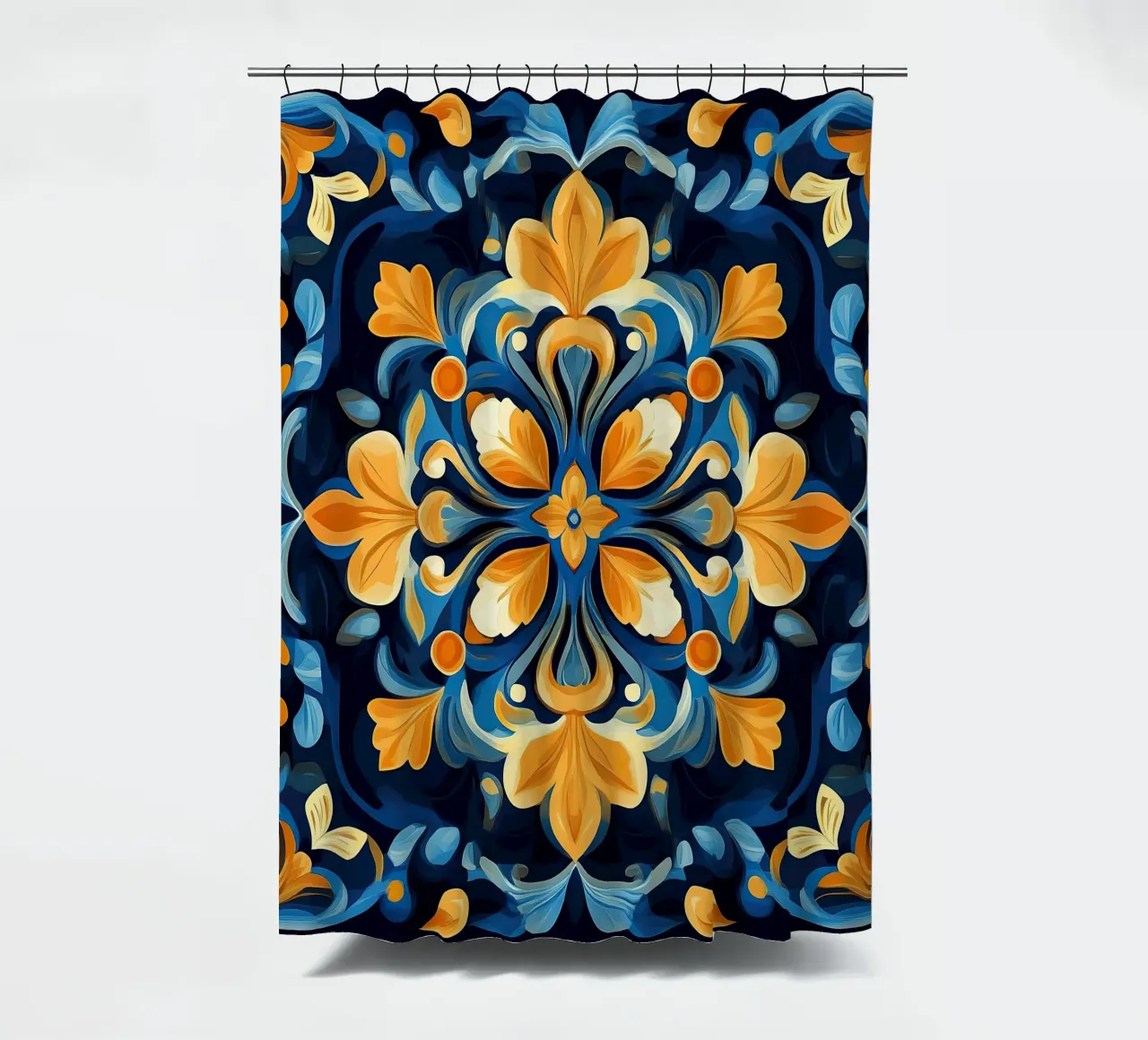 Elegance in Bloom tenda da doccia da Artful Bloom