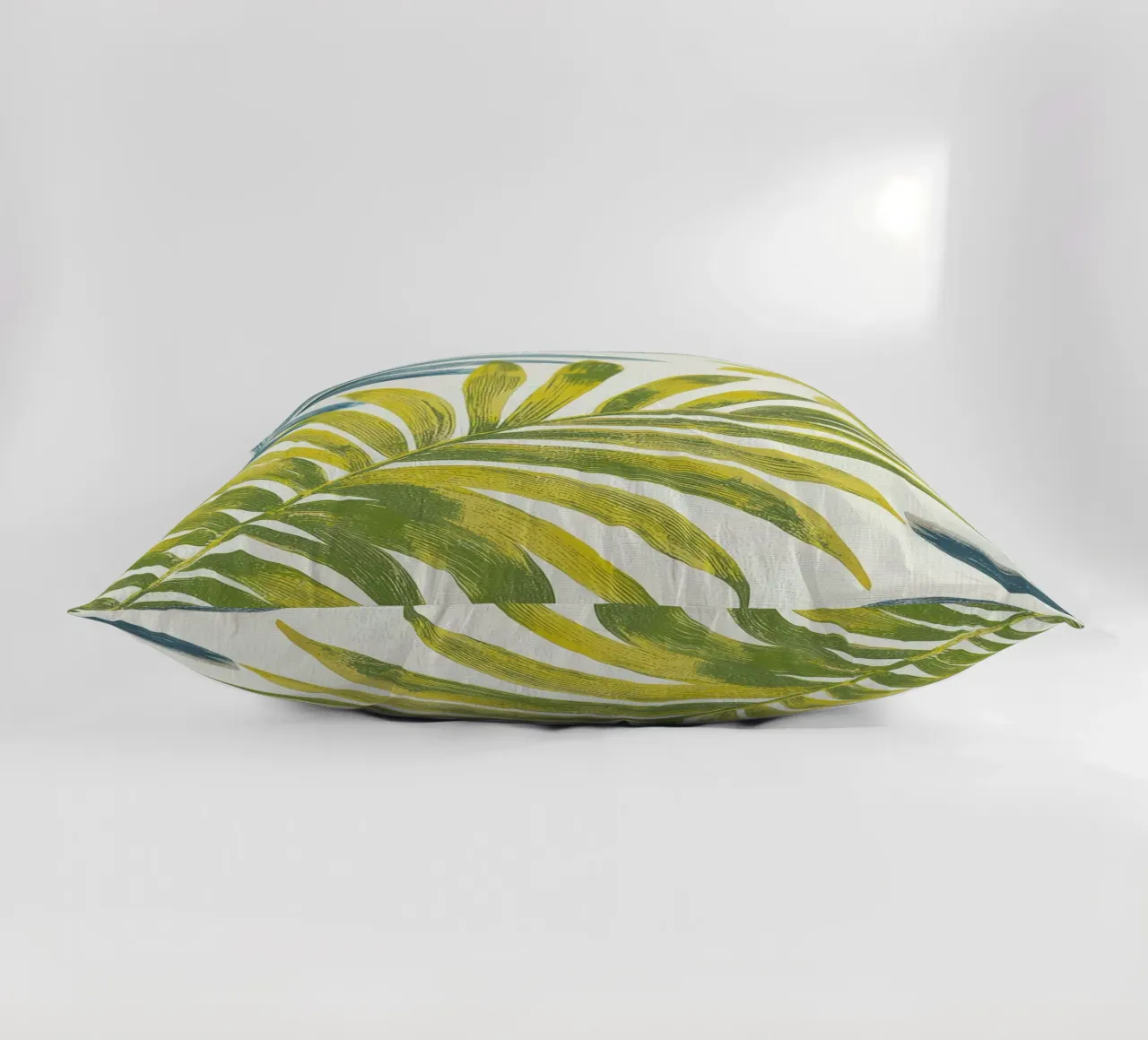 Foglie di palma botaniche Boho Piante tropicali Verde cuscino da Gentle Echoes Art