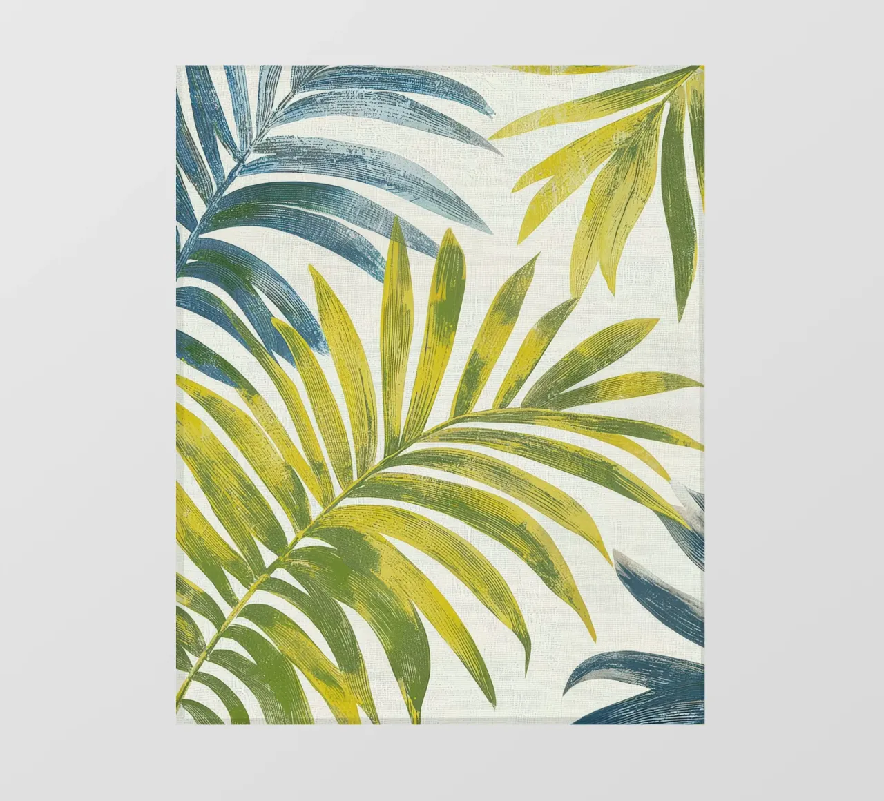 Foglie di palma botaniche Boho Piante tropicali Verde pellicola backlit da Gentle Echoes Art