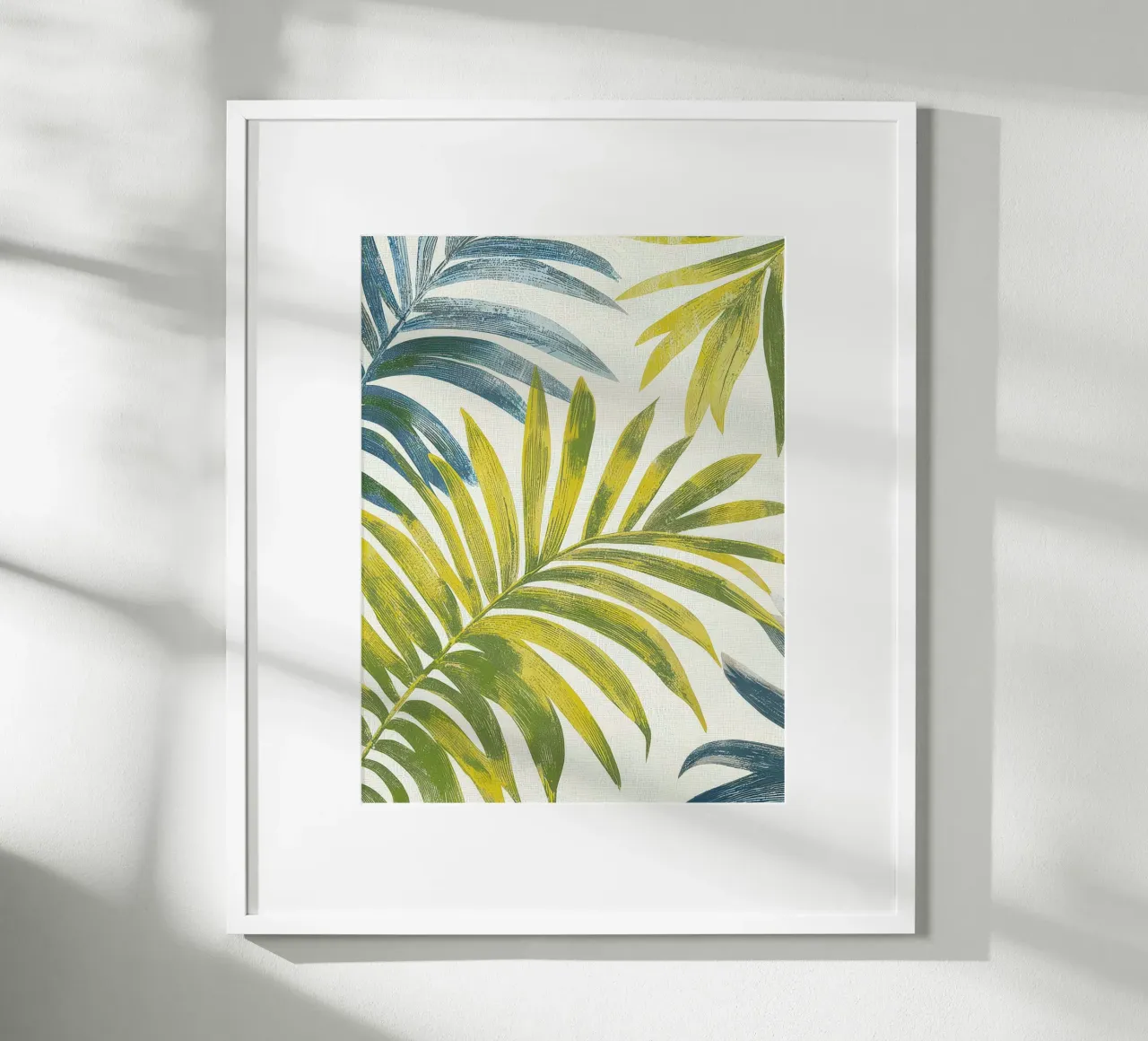 Feuilles de palmier botanique Boho Plantes tropicales Verdure hahnemühle de Gentle Echoes Art