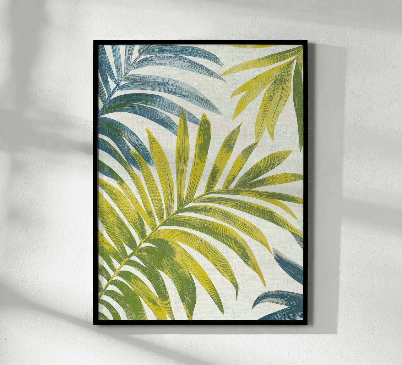 Feuilles de palmier botanique Boho Plantes tropicales Verdure hahnemühle de Gentle Echoes Art