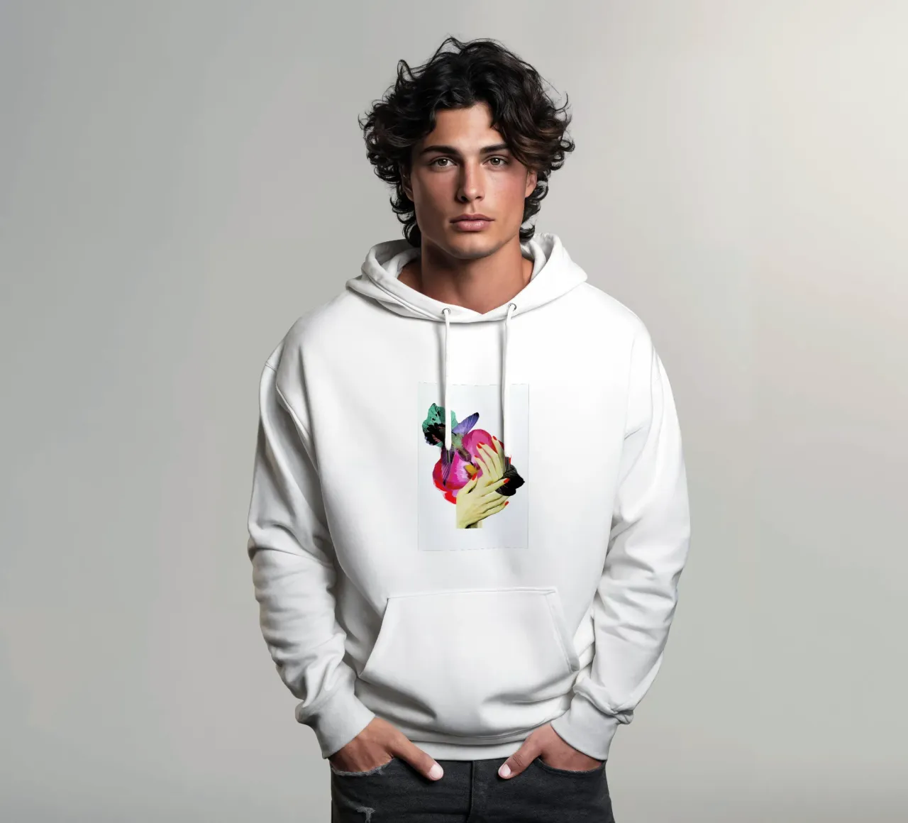 Het recht mooi te zijn - Bird felpa con cappuccio da BlauMaschine