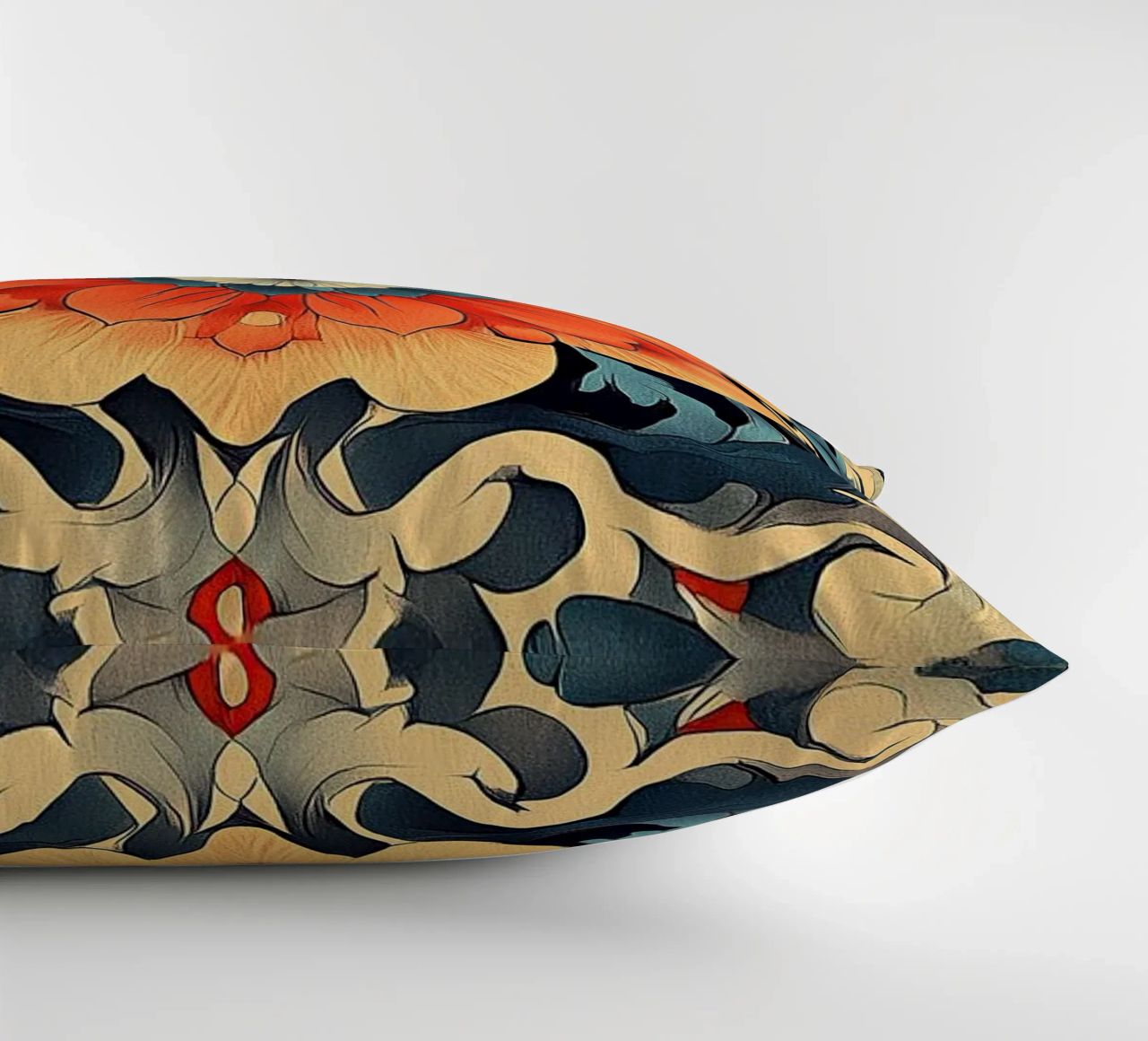 The Graceful Wildflower Waltz decorative cushion by Artful Bloom