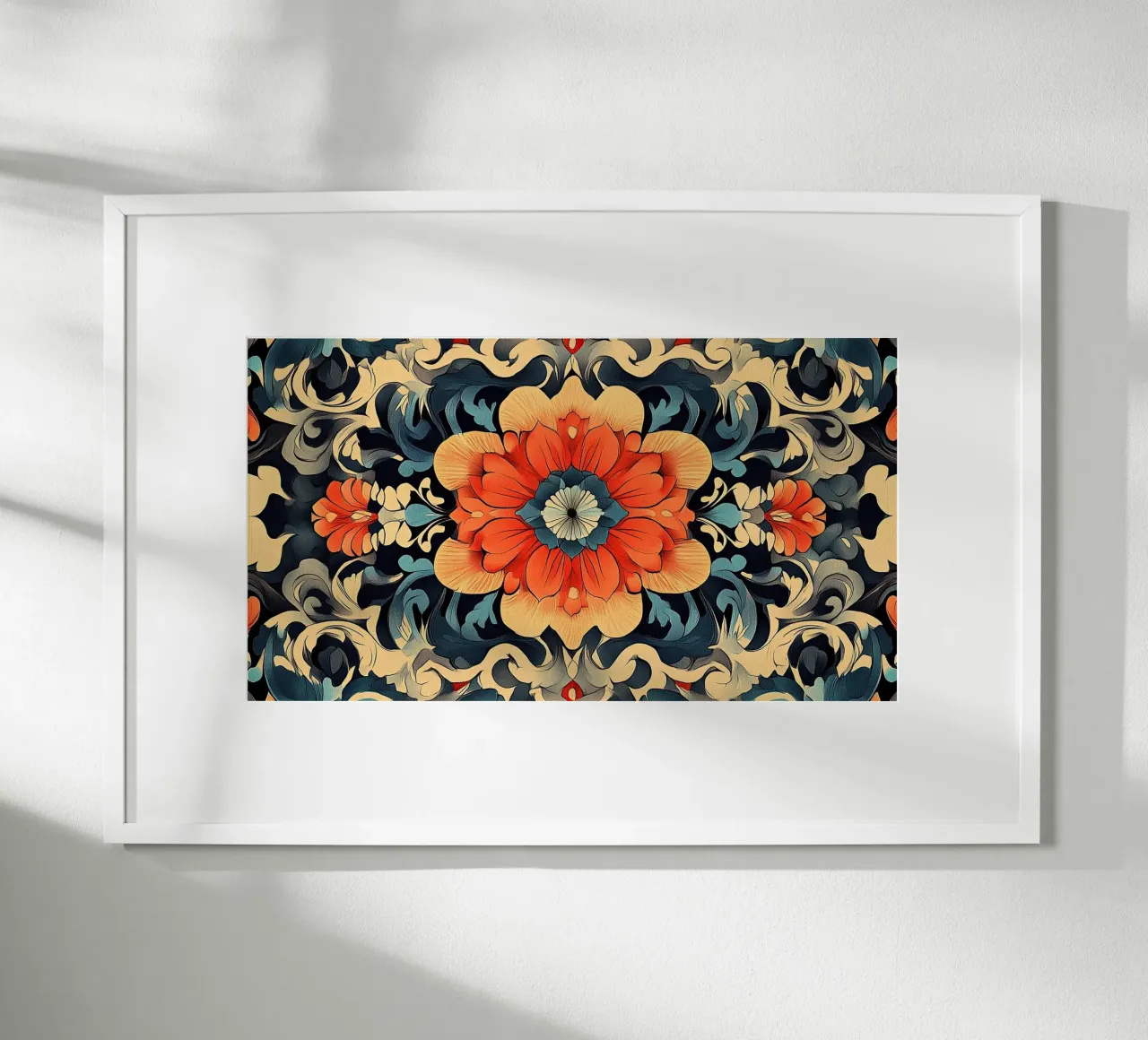 The Graceful Wildflower Waltz poster con telaio in plastica da Artful Bloom
