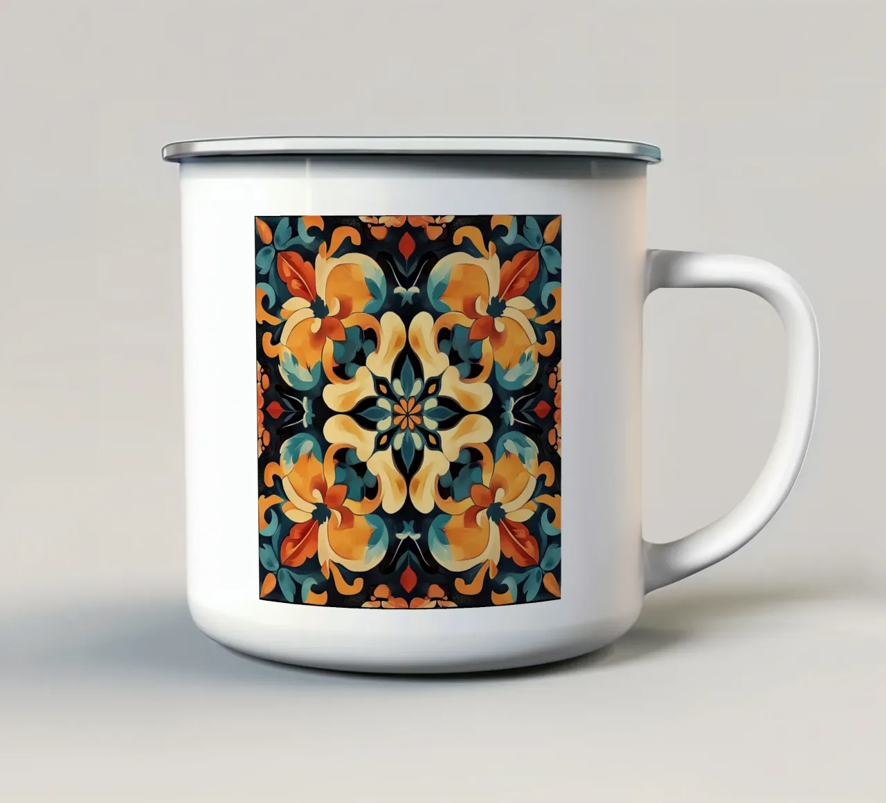 Infinite Garden Horizon tazza in smalto da Artful Bloom