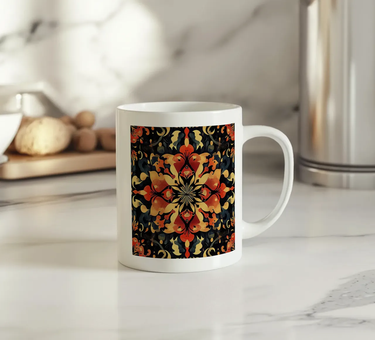 The Blossom Mosaic tazza in ceramica da Artful Bloom