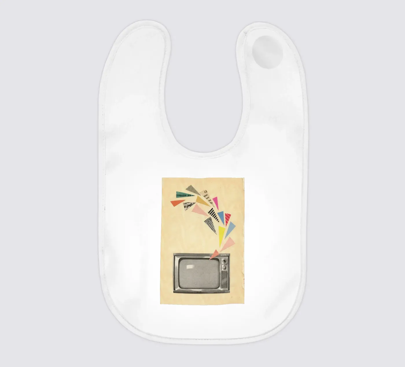 Television bavaglino da Cassia Beck Collage