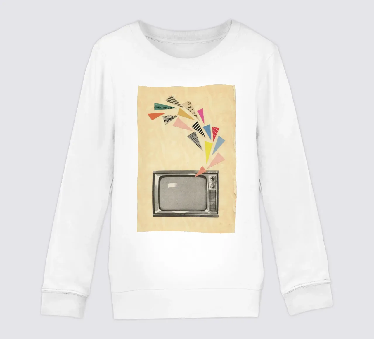 Televisione felpa bambino da Cassia Beck Collage