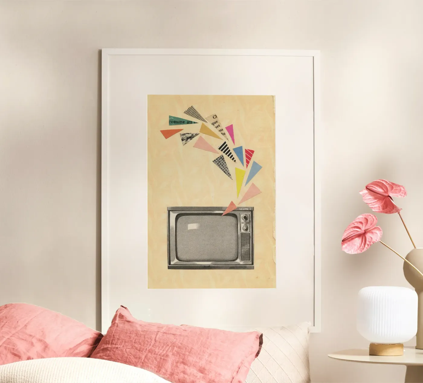 Televisione poster da Cassia Beck Collage