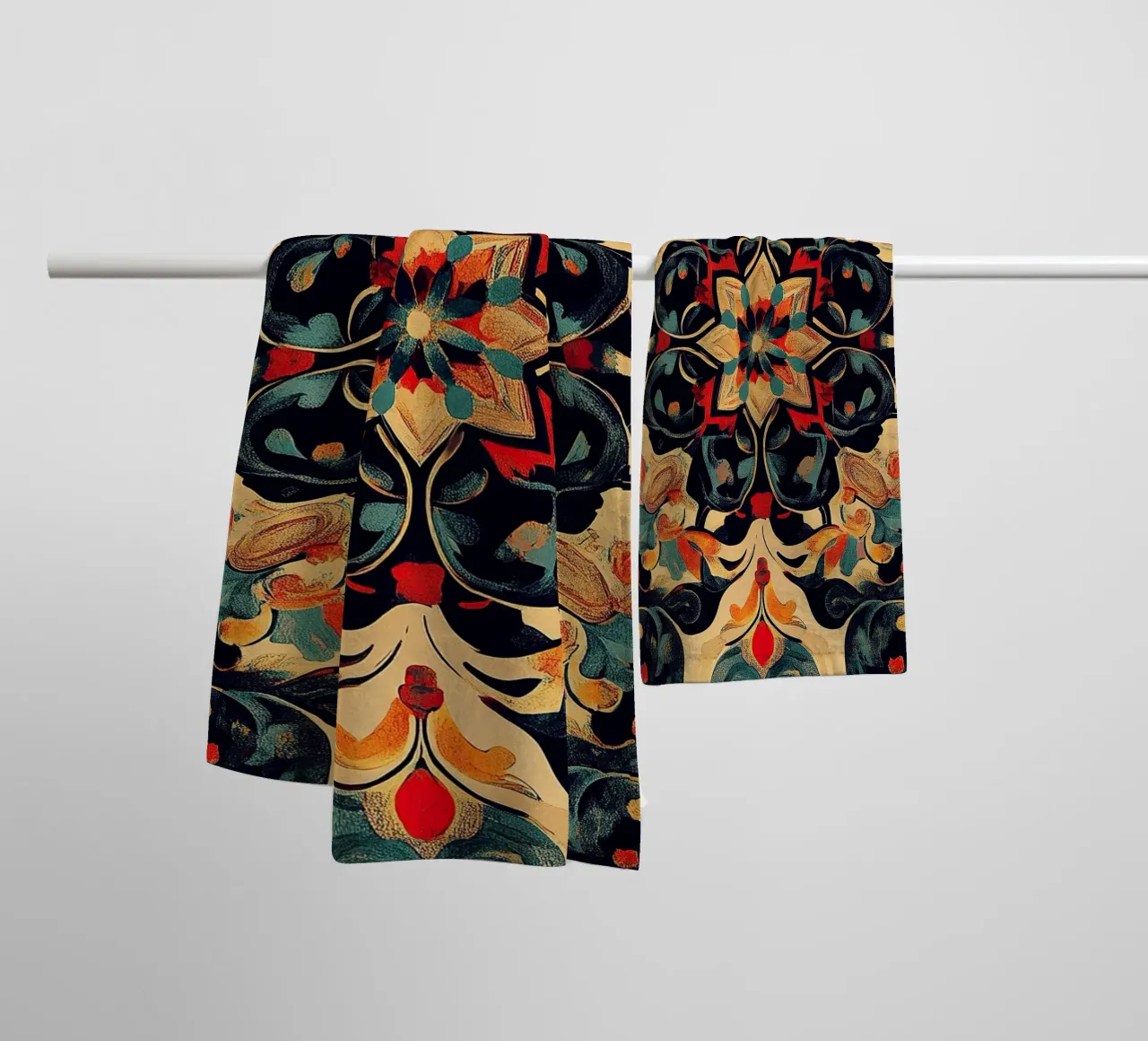 Symphony of the Seasons asciugamano da bagno da Artful Bloom