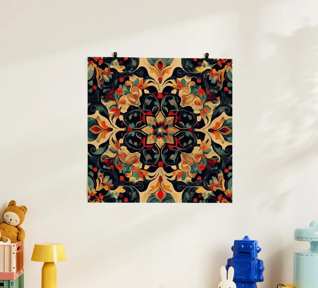 Symphony of the Seasons poster con telaio in legno da Artful Bloom