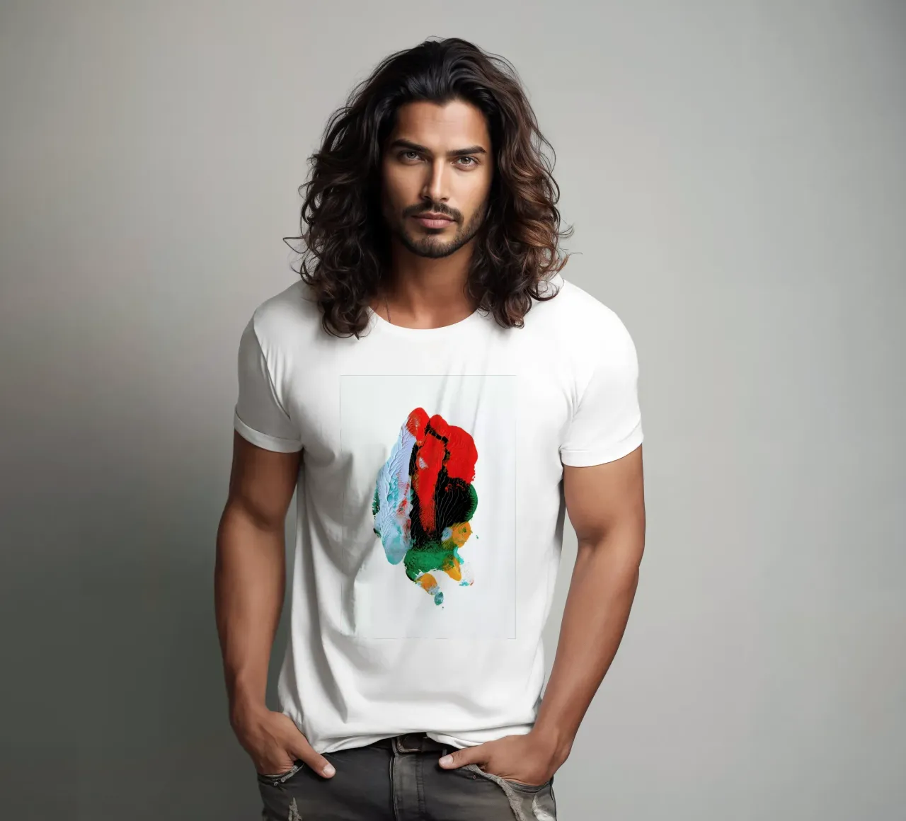 Holy Smudge (Red) t-shirt da BlauMaschine
