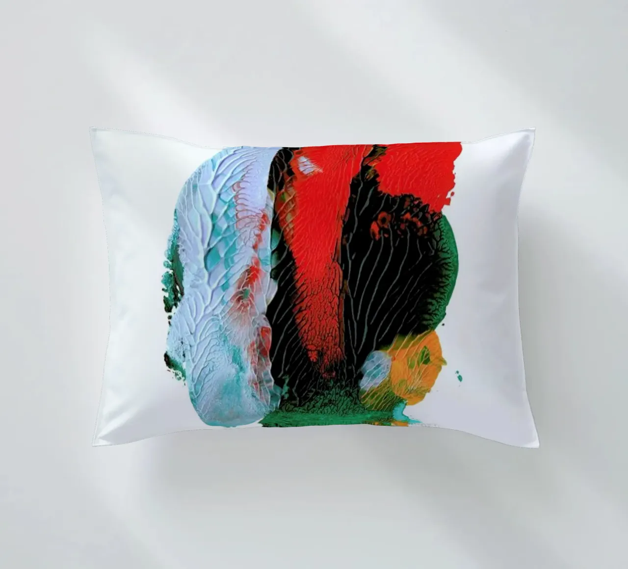 Holy Smudge (Red) cuscino da BlauMaschine