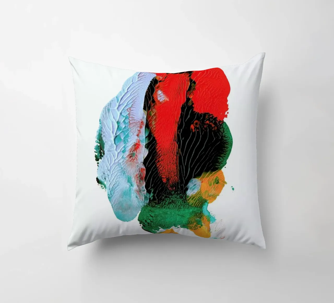 Holy Smudge (Red) cuscino da BlauMaschine