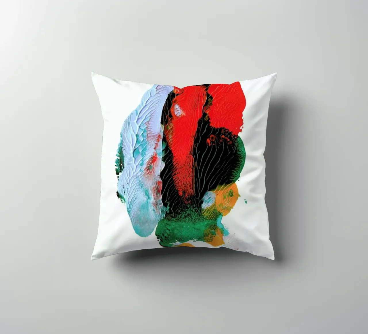 Holy Smudge (Red) cuscino da BlauMaschine