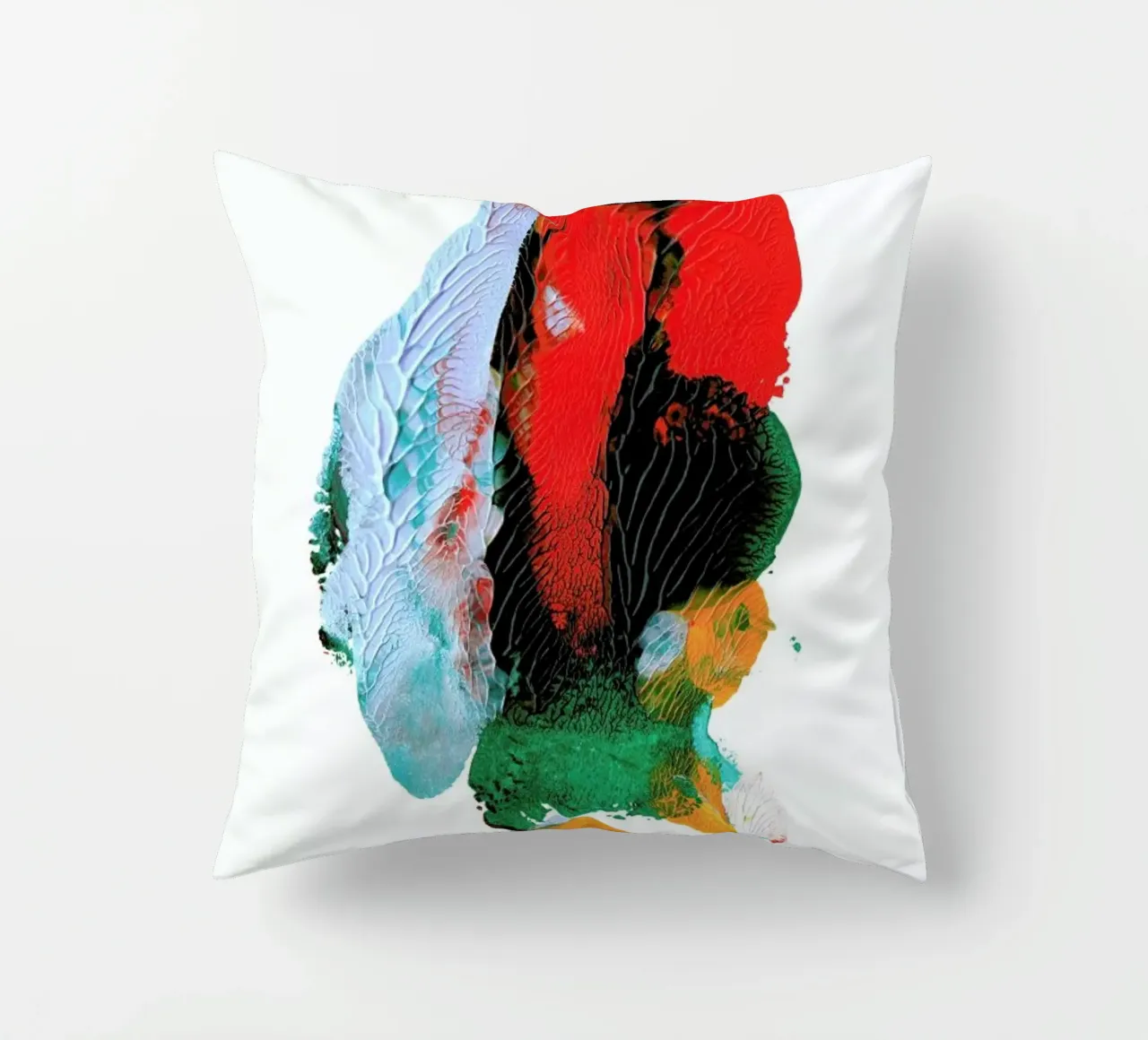 Holy Smudge (Red) cuscino da BlauMaschine