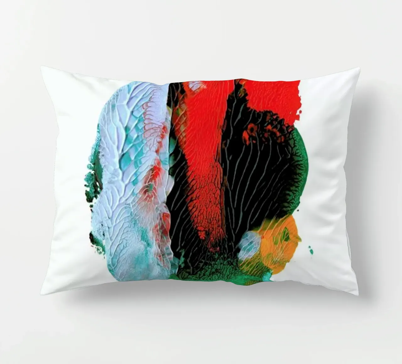 Holy Smudge (Red) cuscino da BlauMaschine