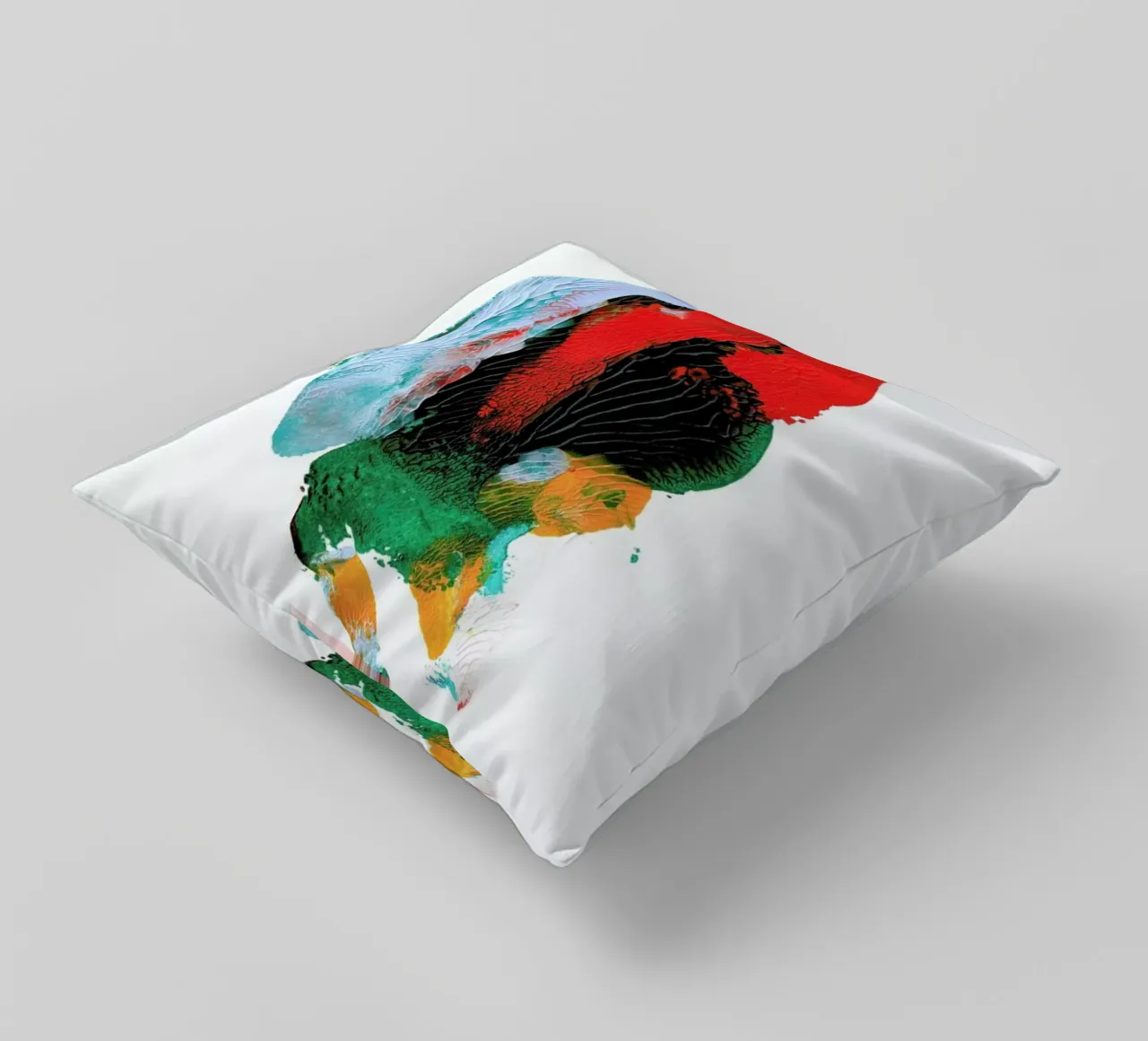 Holy Smudge (Red) cuscino da BlauMaschine