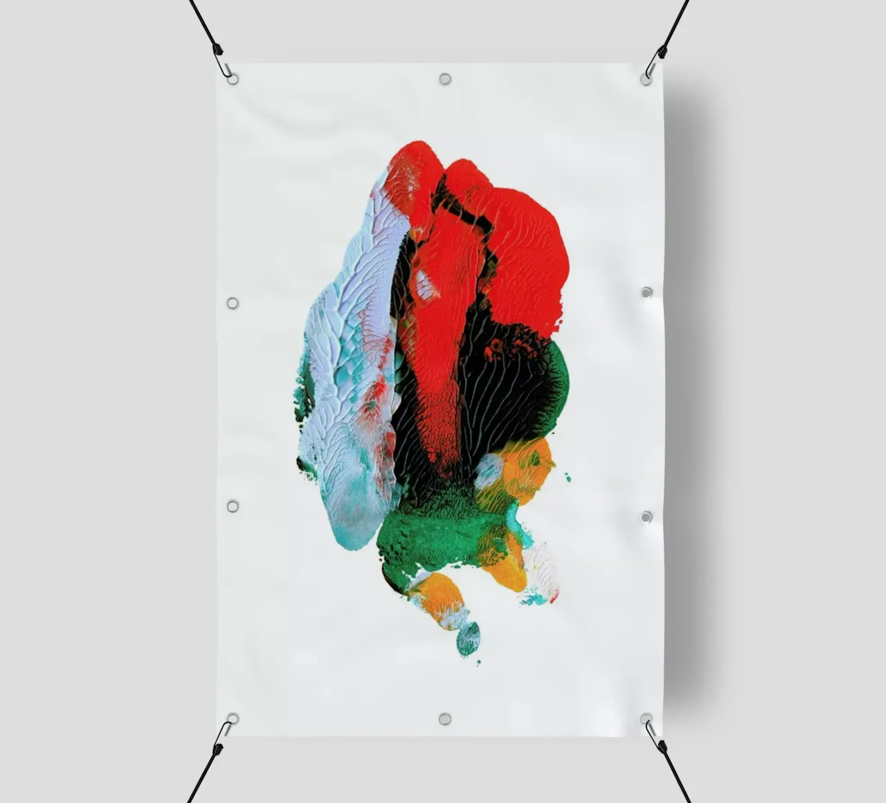 Holy Smudge (Red) telo in pvc da BlauMaschine